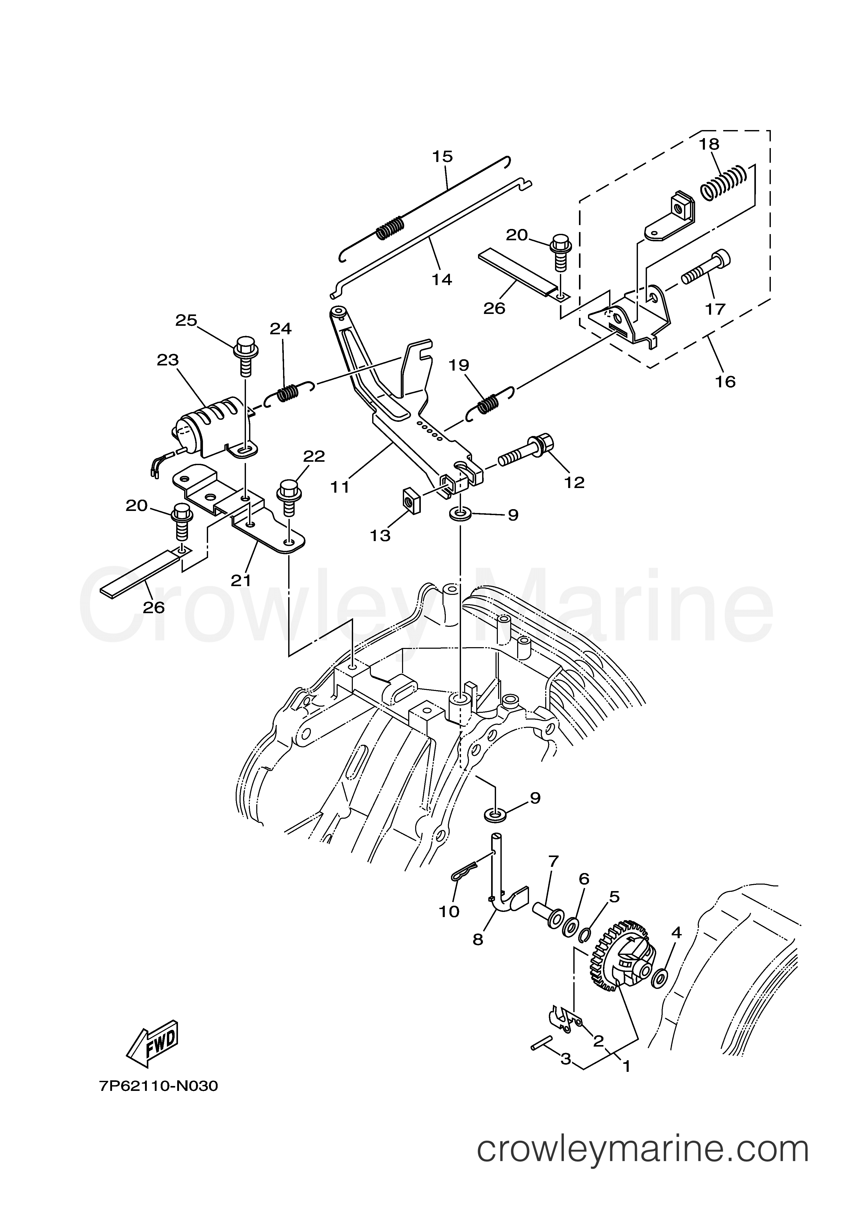 Yamaha Motors EF7200DE - GOVERNOR