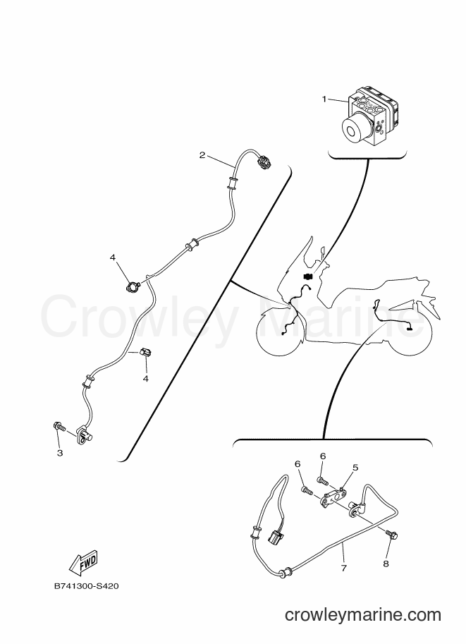 Yamaha Motors CZD300-A (B741) [050] - ELECTRICAL 3