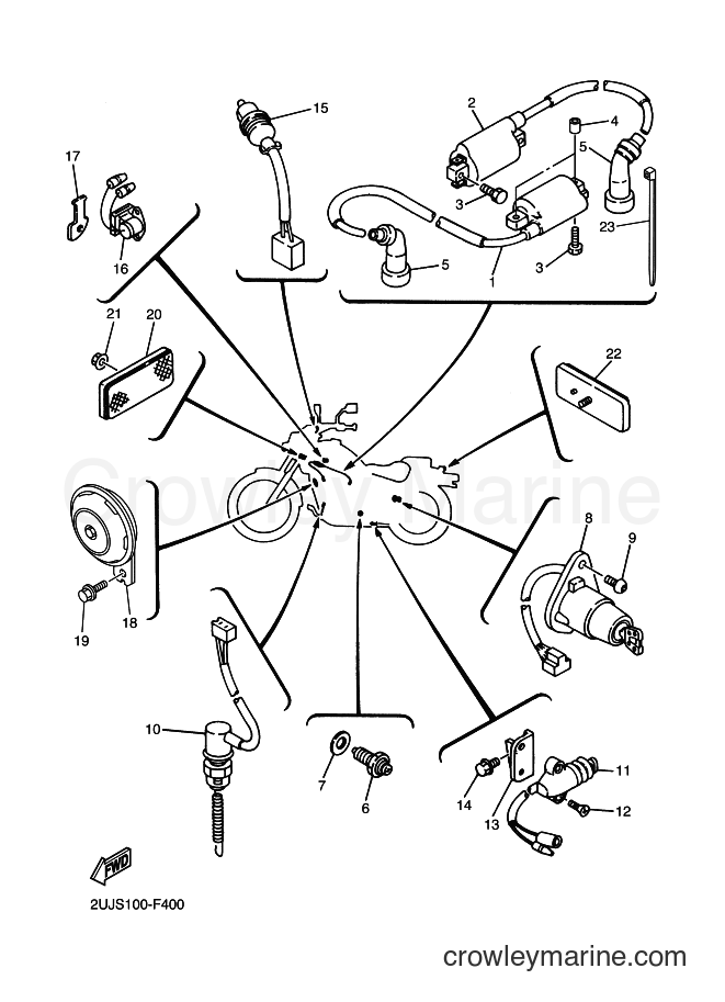 Yamaha Motors XV250 (46B6) [010] - ELECTRICAL 2