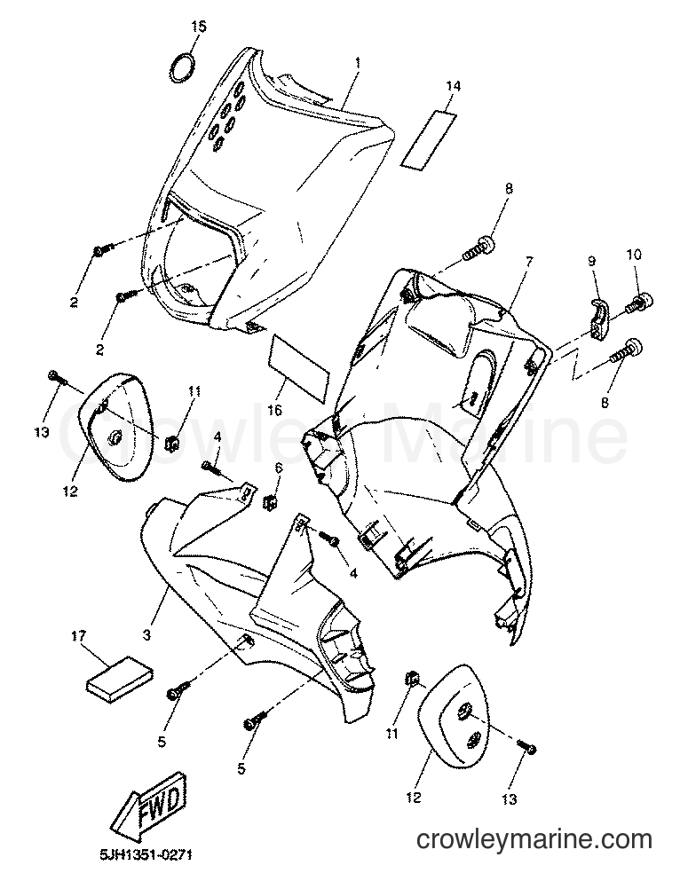 2001 Scooter EW50 - EW50 (5JH3) [020] - LEG SHIELD