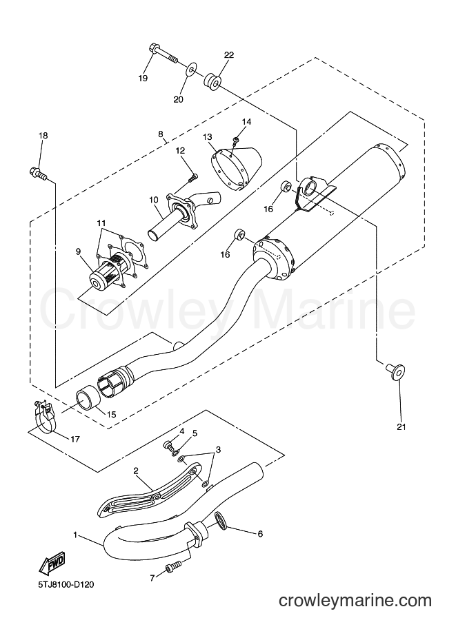 2006 Dirt Bike WR250F - WR250F (5UMC) [010] - EXHAUST