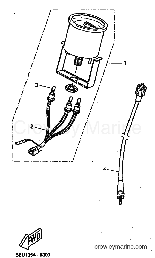 1999 Scooter YH50 - YH50 (5JB2) [030] - METER
