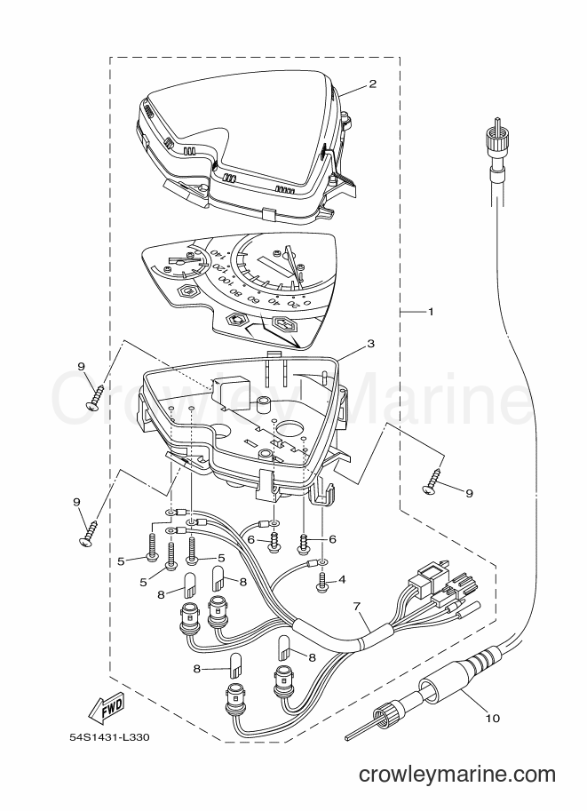 Yamaha Motors AL115FC (54S2) [010] - METER