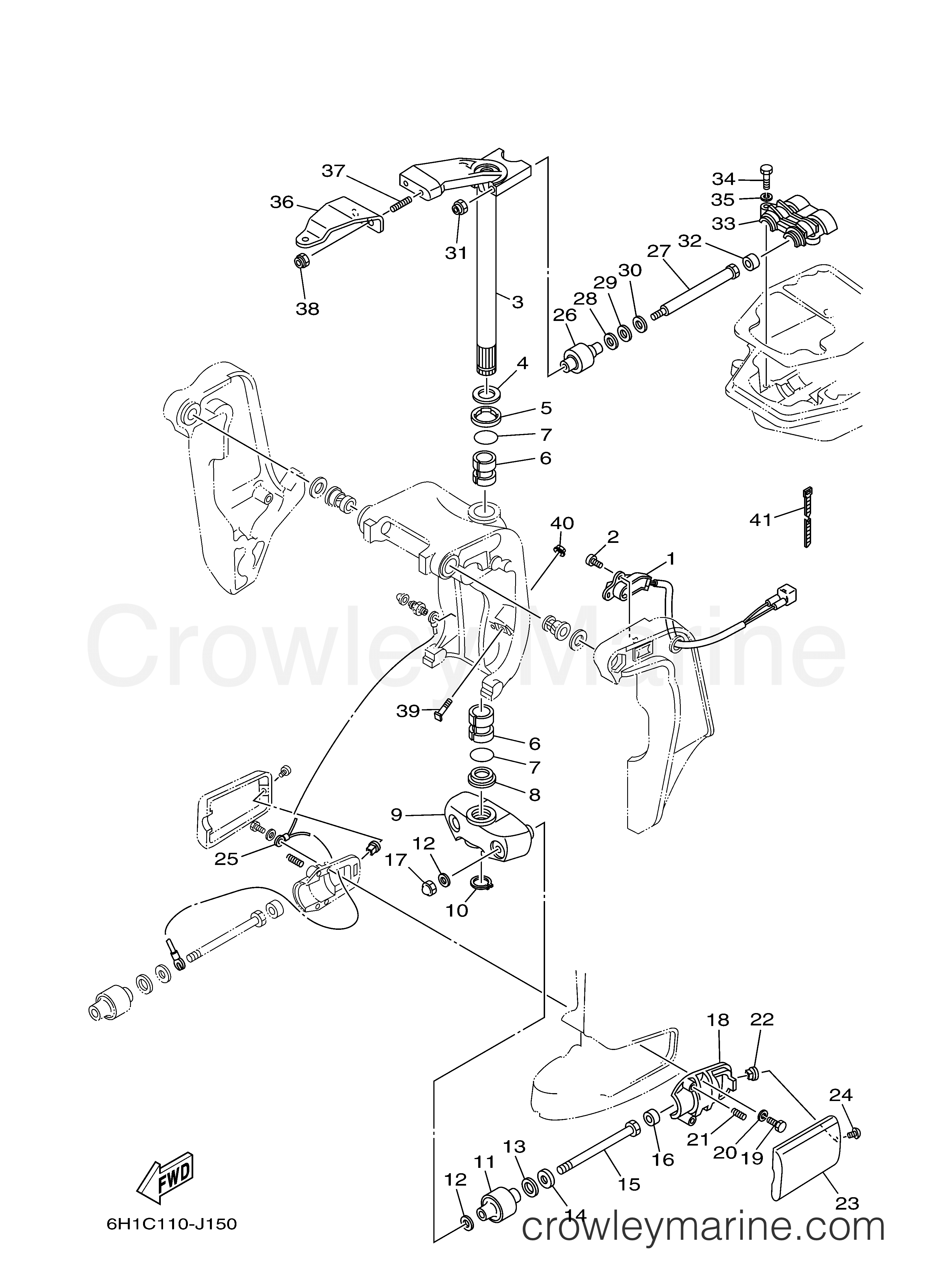 Yamaha Motors 90TLR - BRACKET 2