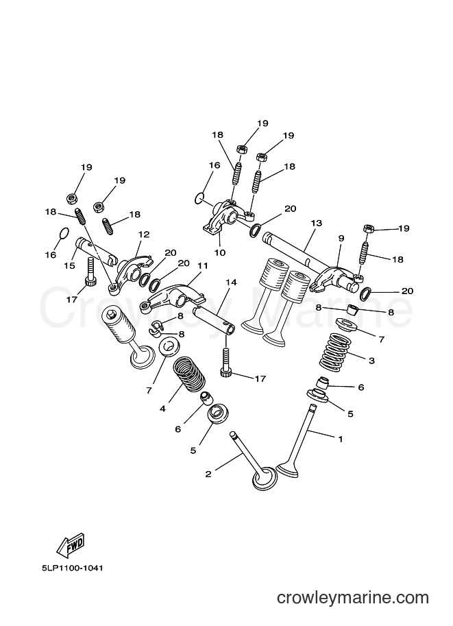 2007 ATV YFM660FWA - YFM660FWA (2C6P) [010] - VALVE