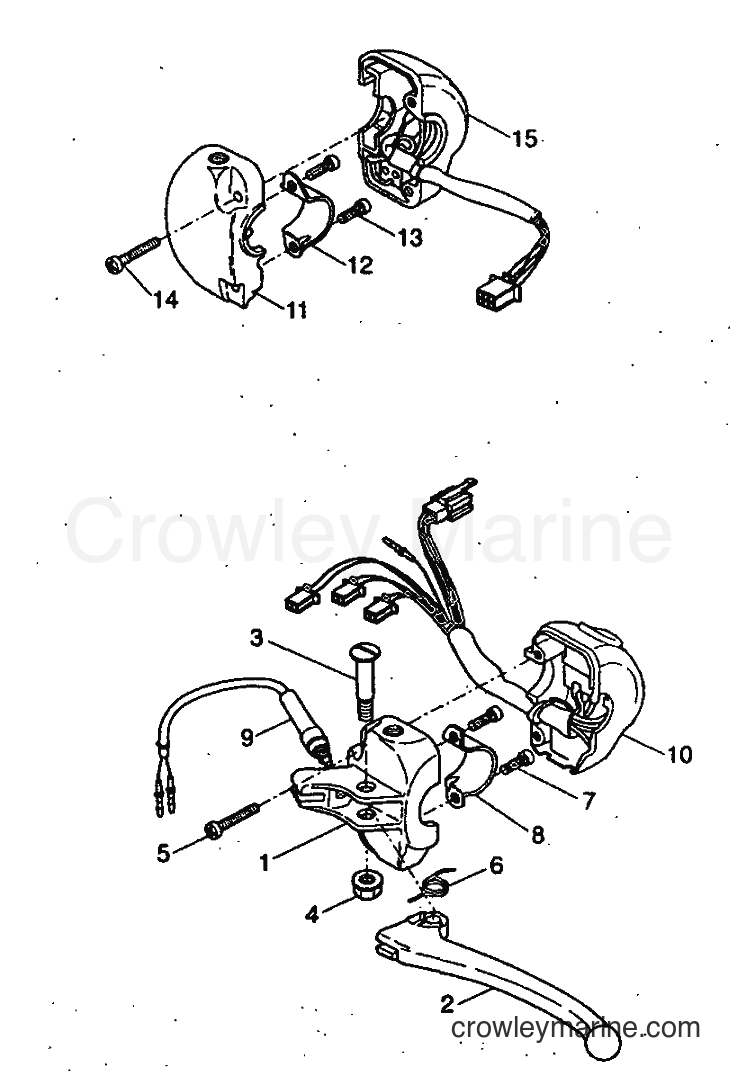 1999 Scooter YH50 - YH50 (5KG1) [010] - HANDLE SWITCH & LEVER