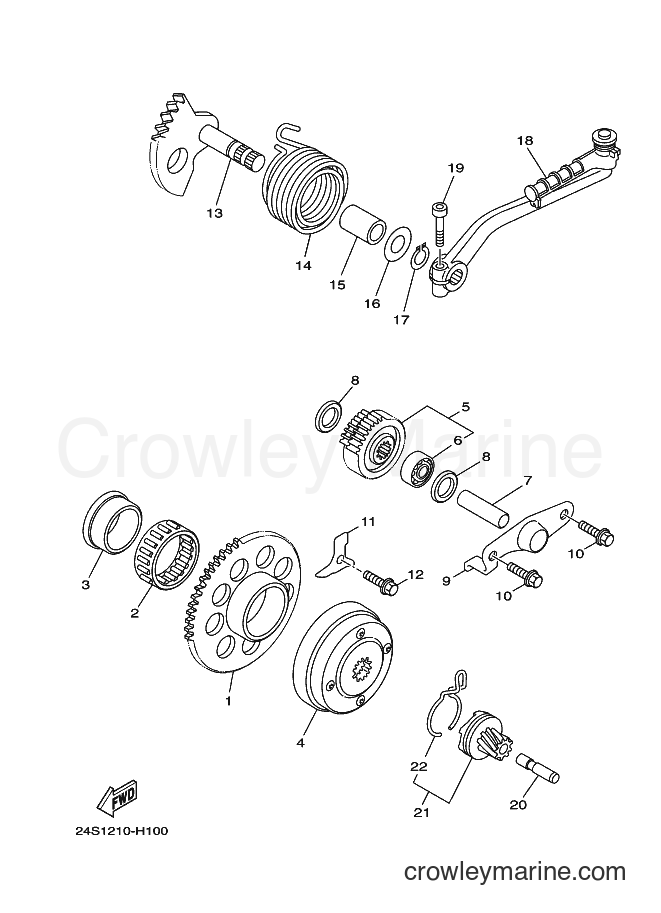 2009 Scooter YW125 - YW125 (1CN1) [010] - STARTER