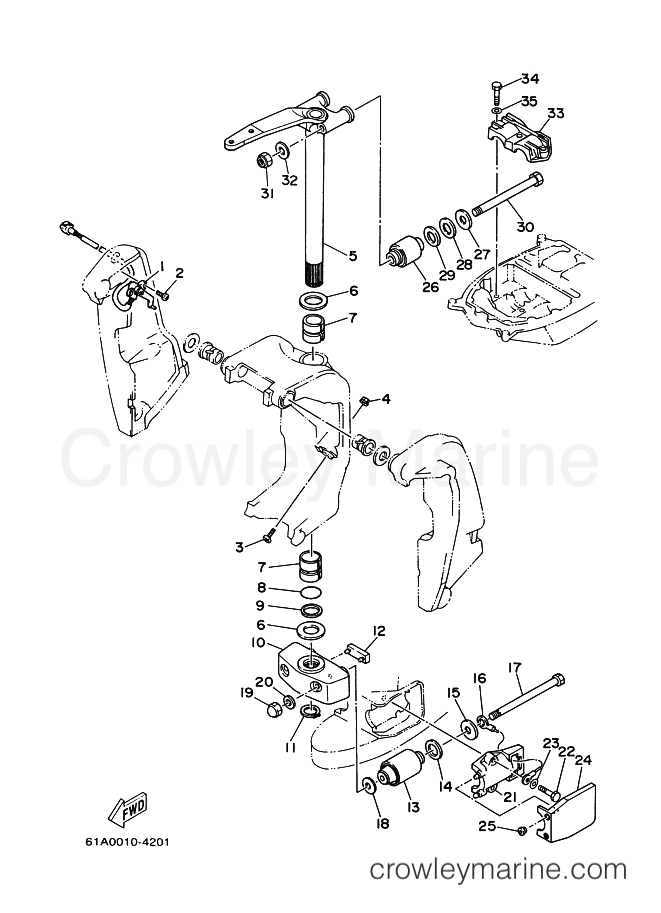 Yamaha Motors 250B (65L) [030] - BRACKET 2