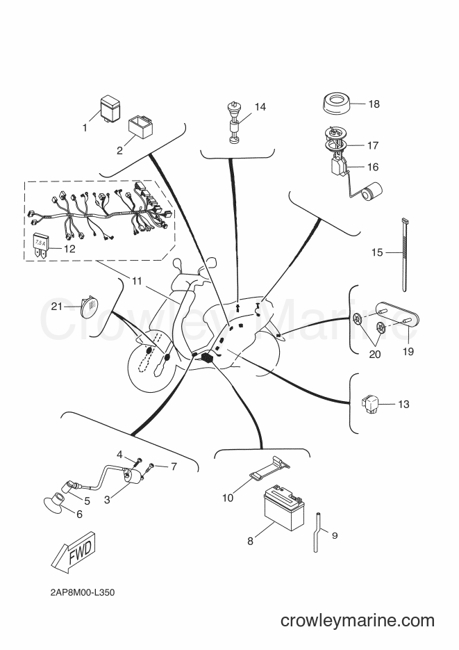 Yamaha Motors YN50M (2APA) [010] - ELECTRICAL 2