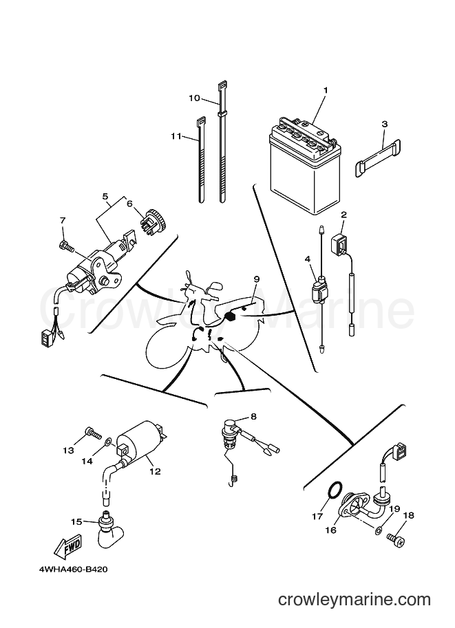 2003 Street Bike V110E - V110E (4WHB) [010] - ELECTRICAL 1