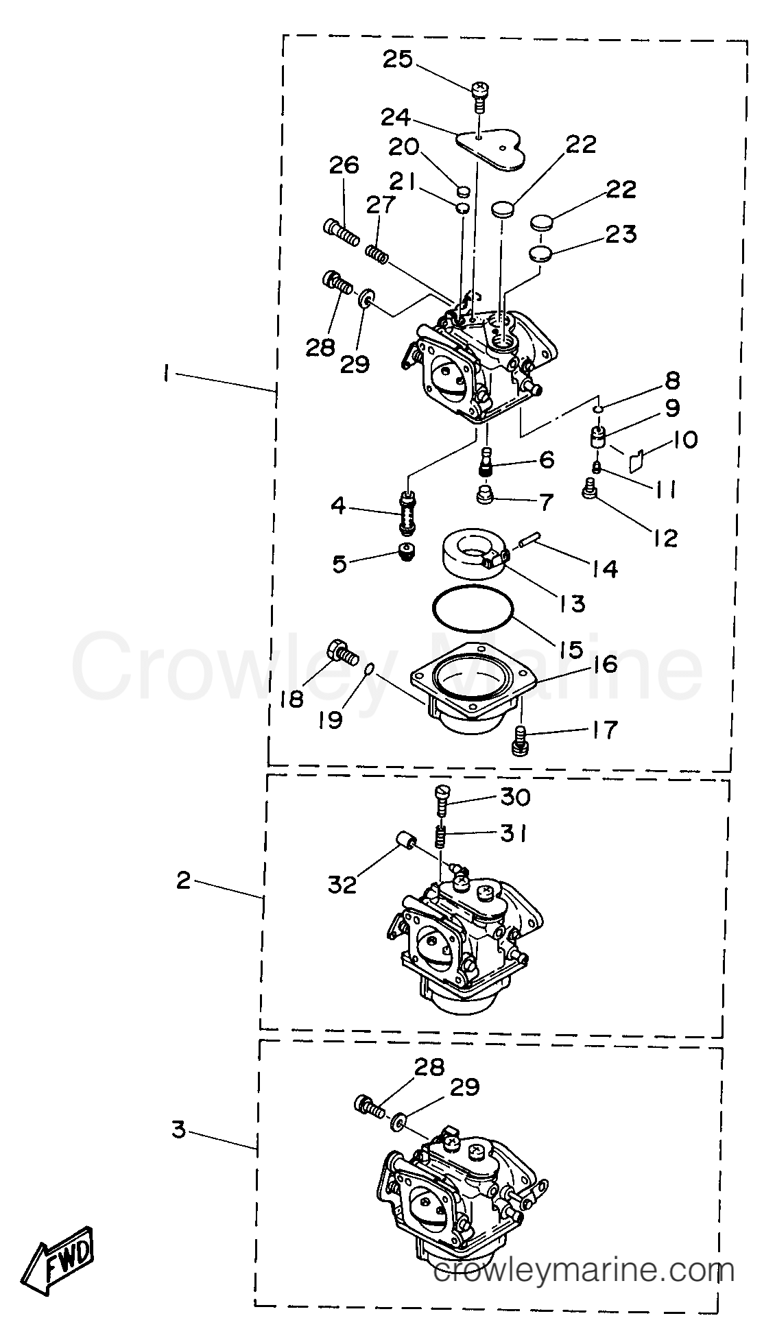 Yamaha Motors C75TLRX - CARBURETOR