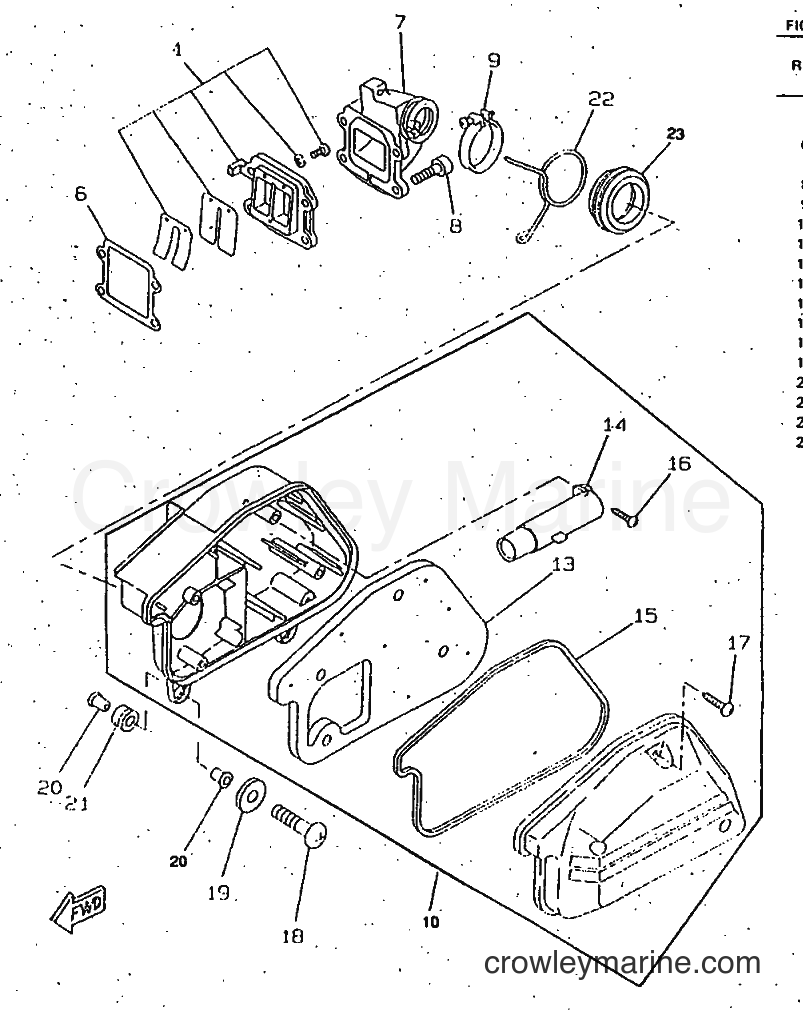 1997 Scooter CW50RSP - CW50RSP (4UR7) [999] - INTAKE