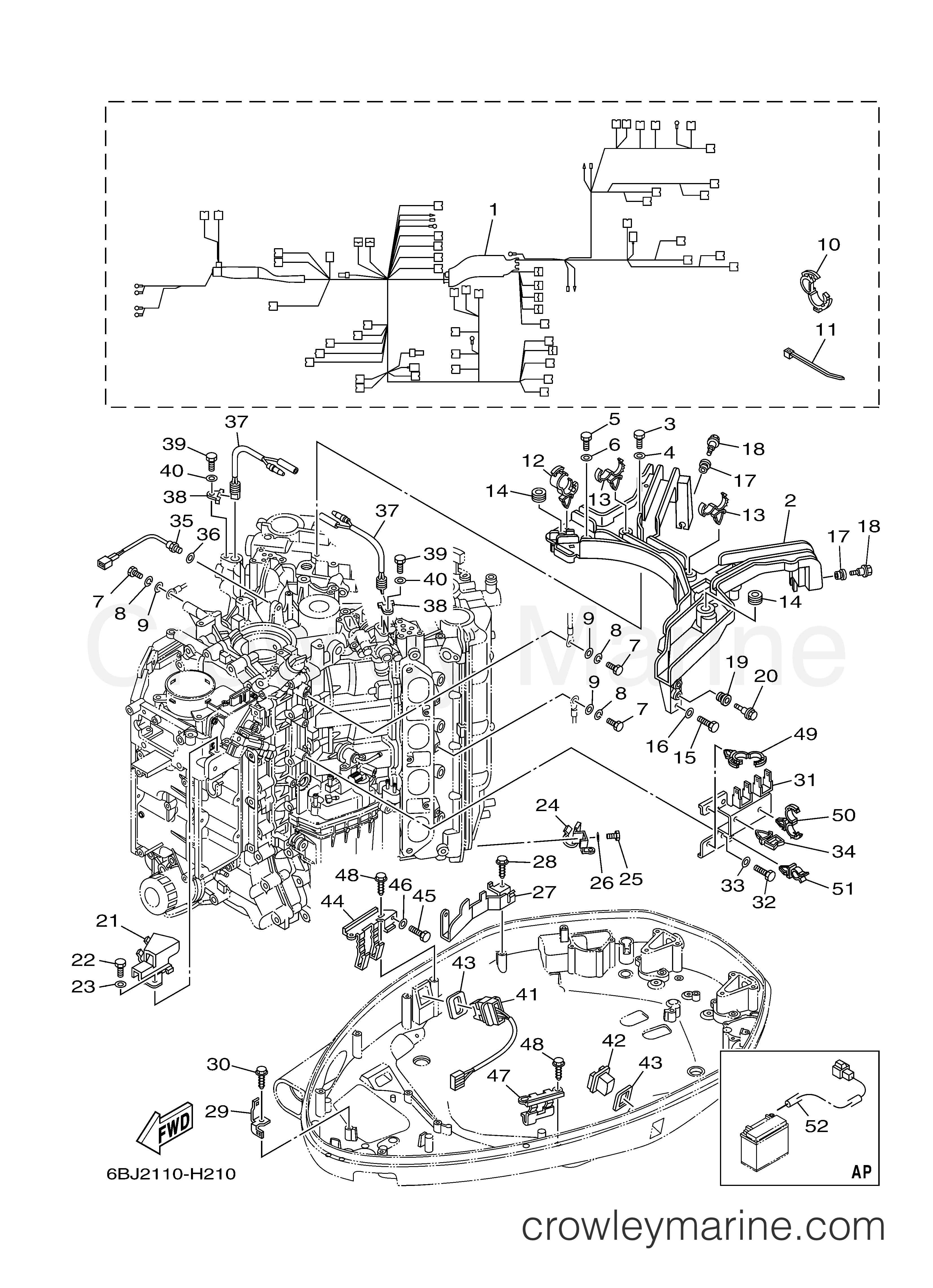Yamaha Motors F350TXR - ELECTRICAL 5