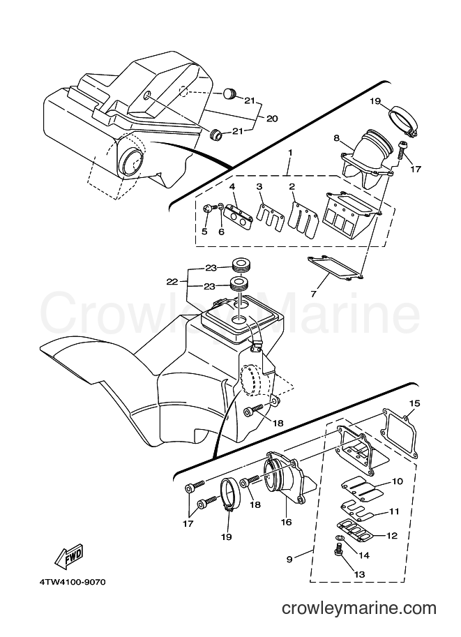 1999 Street Bike TZ250 - TZ250 (4TW4) [030] - INTAKE