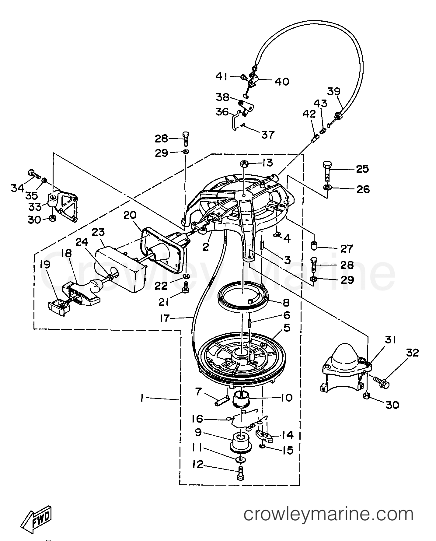 Yamaha Motors C40ESHV - STARTER