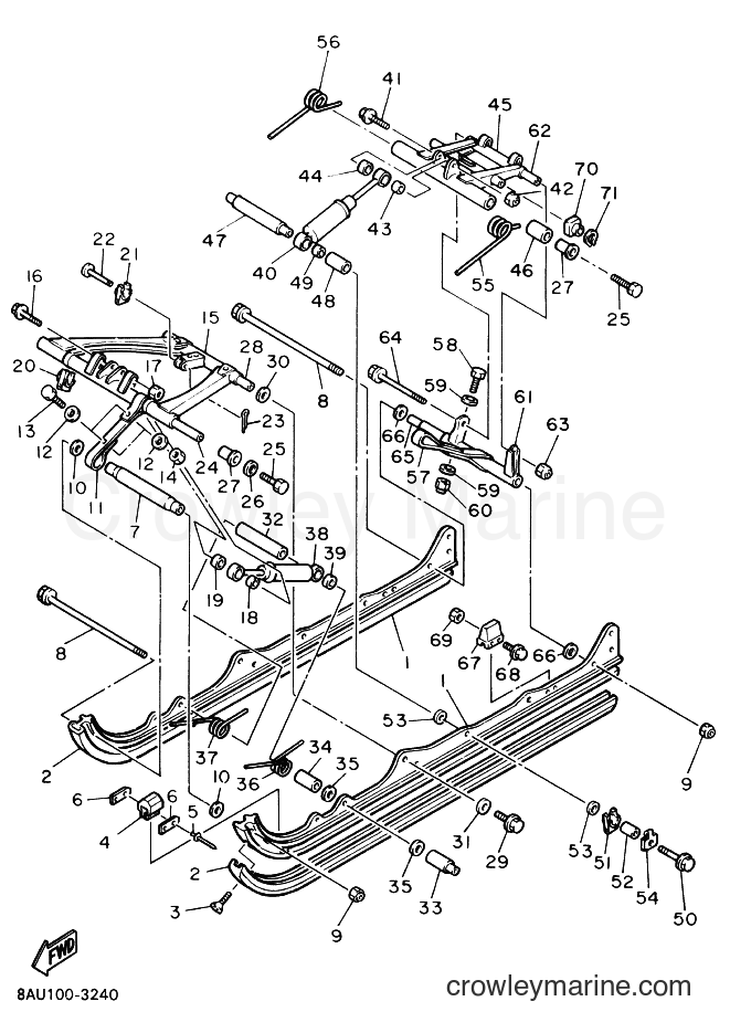 1994 Snowmobile VK540E - VK540E (8AT2) [010] - TRACK SUSPENSION 2