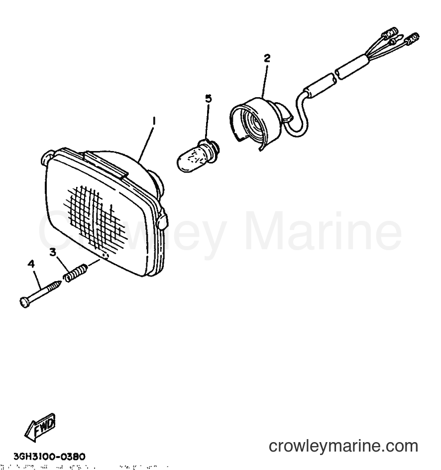 1990 ATV YFM250 - YFM250 (3GH4) [010] - HEADLIGHT