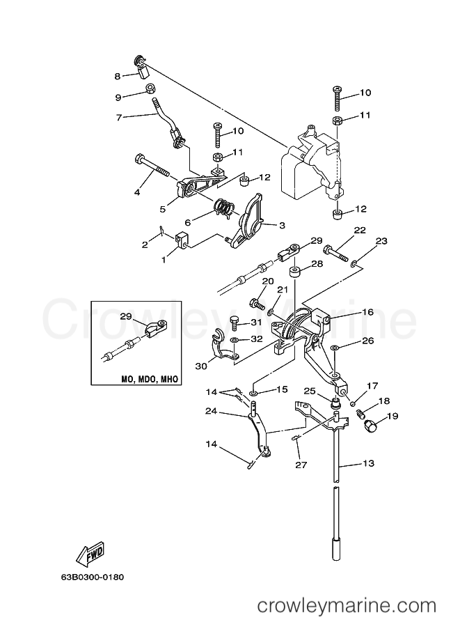 Yamaha Motors 50H (62X) [020] - CONTROL