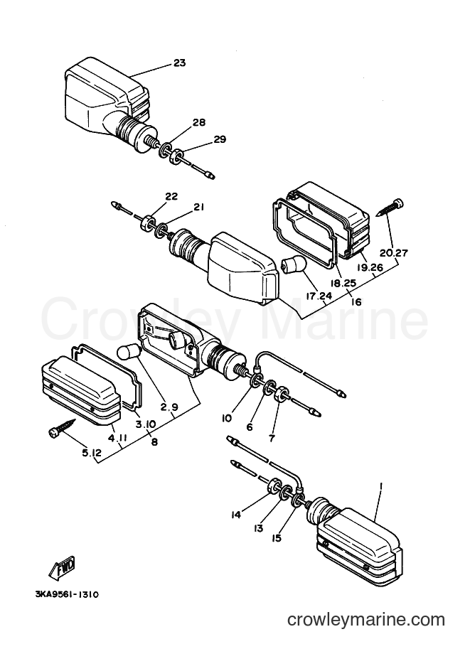 2001 Street Bike RX-K - RX-K (3KA9) [010] - FLASHER LIGHT
