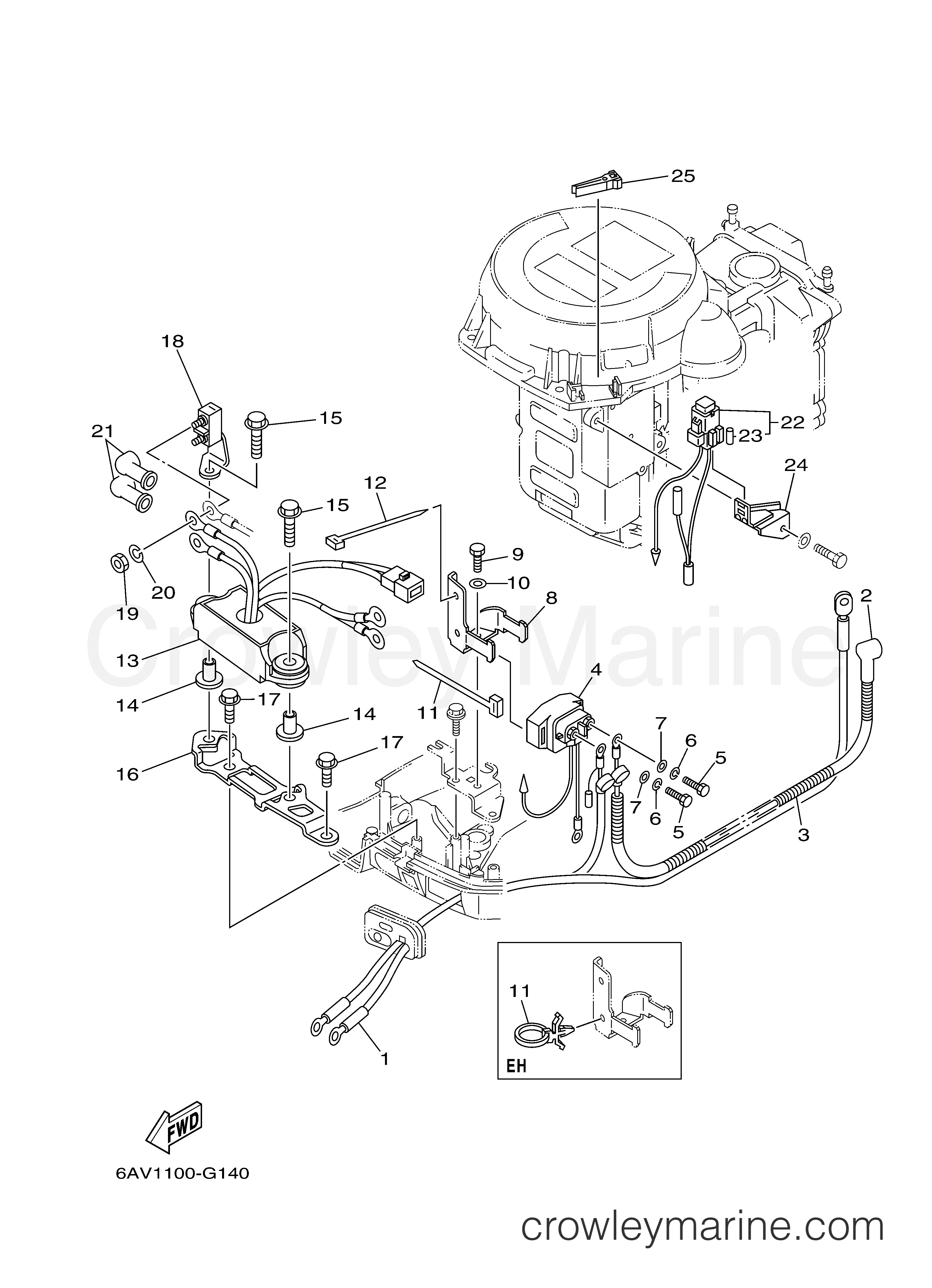 Yamaha Motors T9.9GELH - ELECTRICAL 2