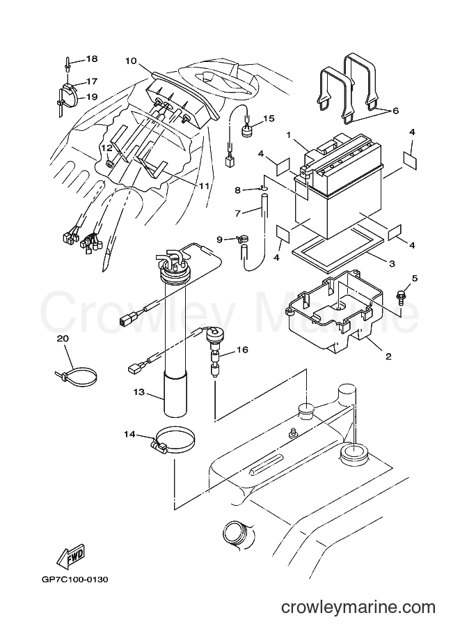 Yamaha Motors JET FOR GP760 (65V4) [02A] - ELECTRICAL 2