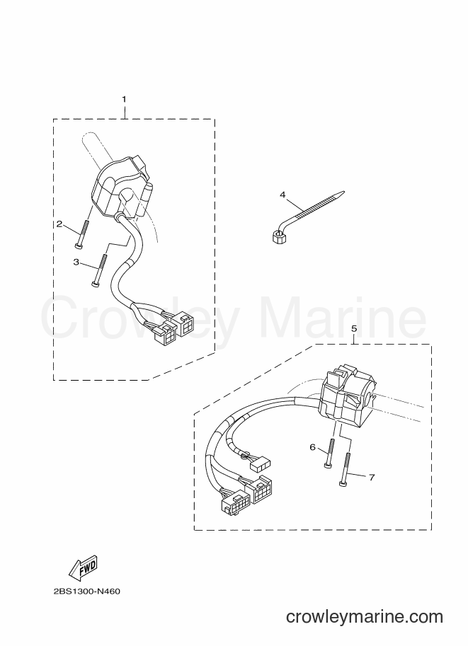 2014 Dirt Bike XT1200Z - XT1200Z (2BS1) [050] - HANDLE SWITCH & LEVER