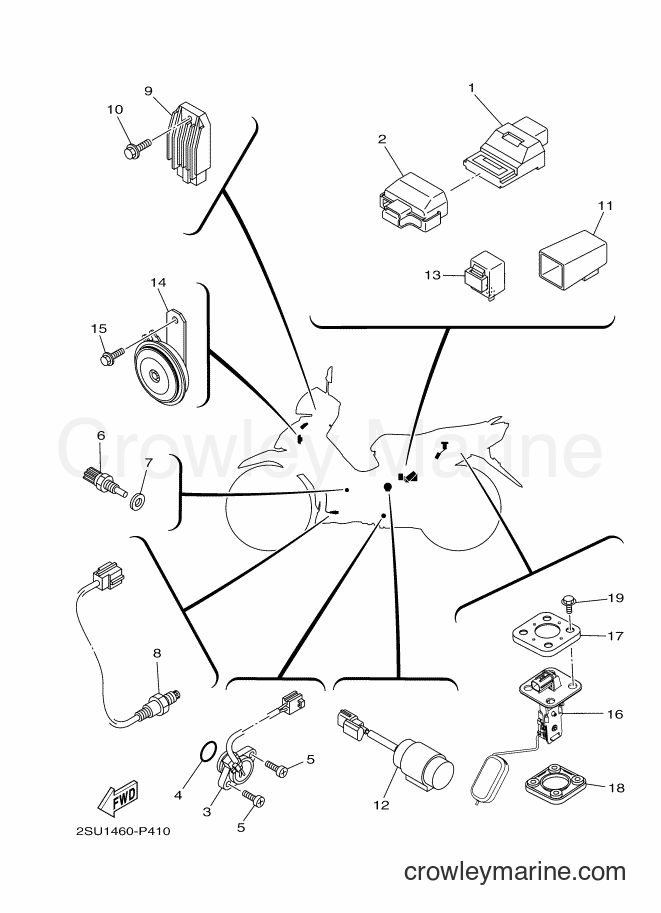 Yamaha Motors T115FSE (2SU3) [010] - ELECTRICAL 2