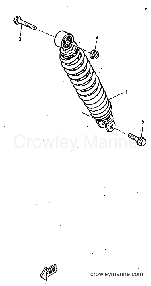 1998 Scooter CW50RSP - CW50RSP (4WK5) [010] - REAR SUSPENSION