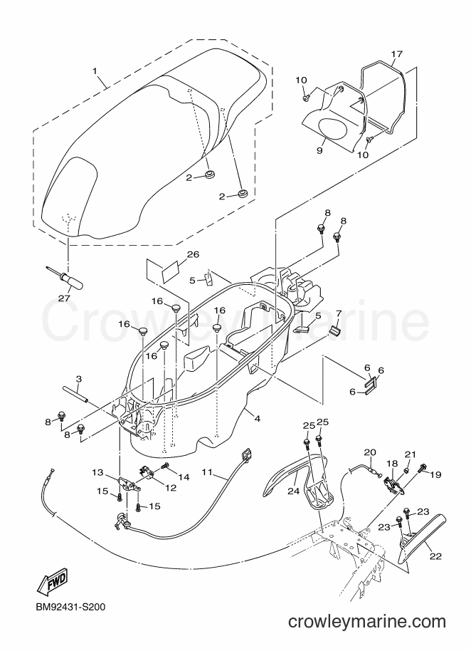Yamaha Motors LTV125 (BM94) [010] - SEAT