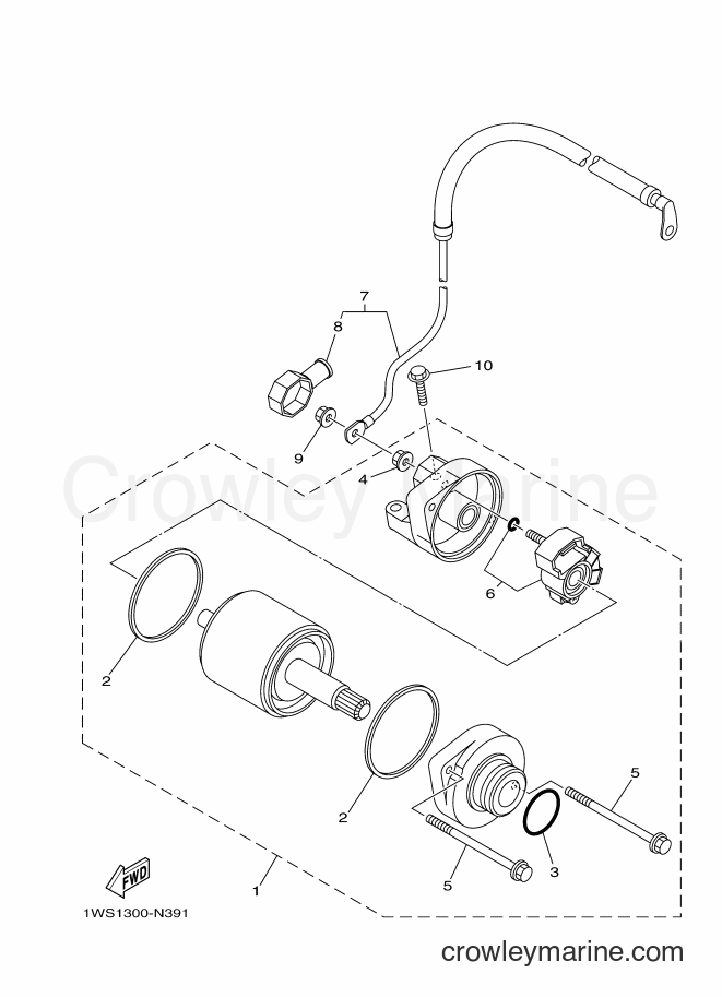 2017 Street Bike MT07A - MT07A (BM52) [010] - STARTING MOTOR