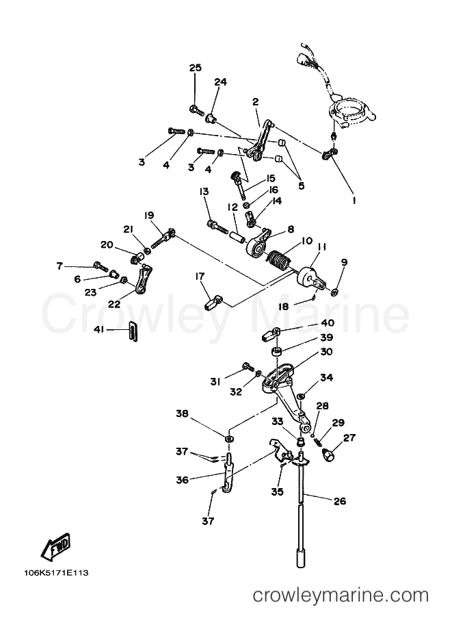 Yamaha Motors E-60D (6K50) [010] - CONTROL