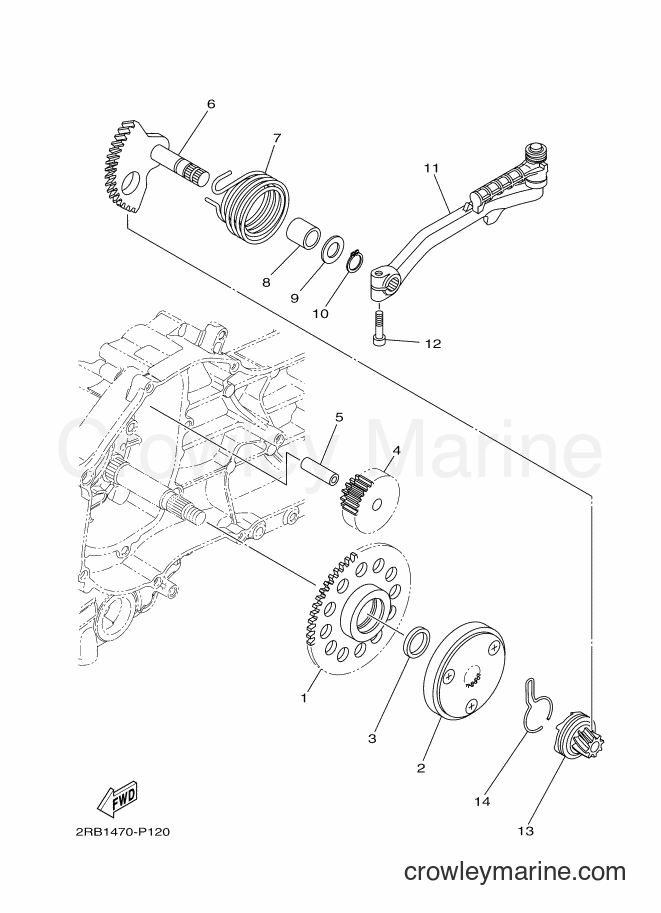 2018 Scooter XC115F - XC115F (BL74) [010] - STARTER