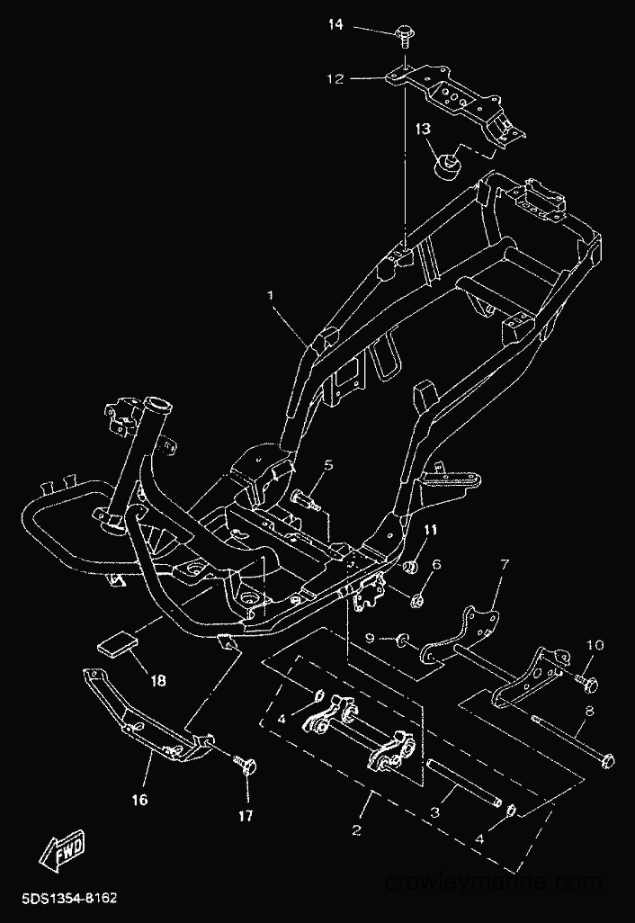 Yamaha Motors YP125E (5DSC) [010] - FRAME