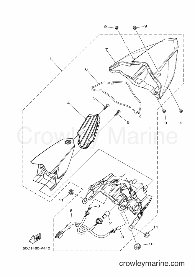 Yamaha Motors T135SEC (55S3) [010] - TAILLIGHT