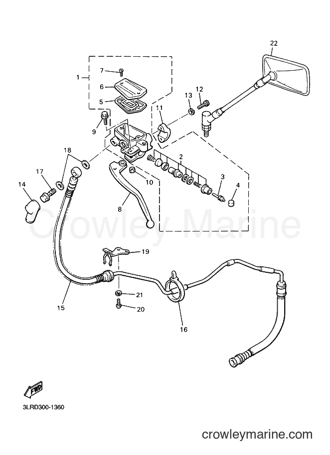 Yamaha Motors VMX12 (3LRB) [010] - FRONT MASTER CYLINDER 2