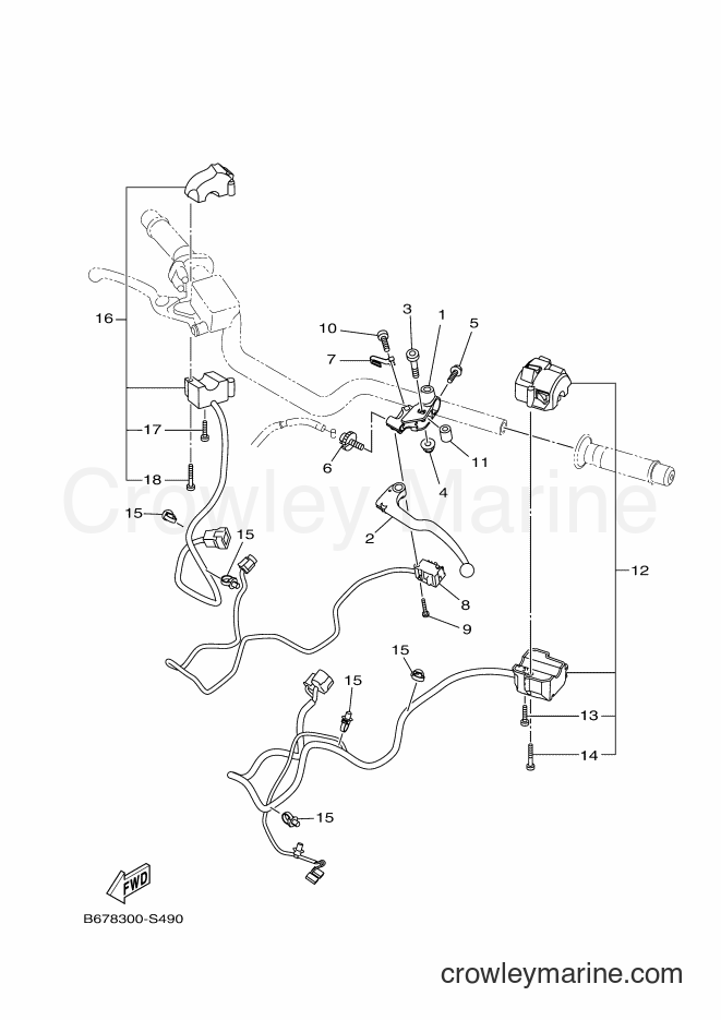 2017 Street Bike MTN1000 - MTN1000 (B678) [010] - HANDLE SWITCH & LEVER