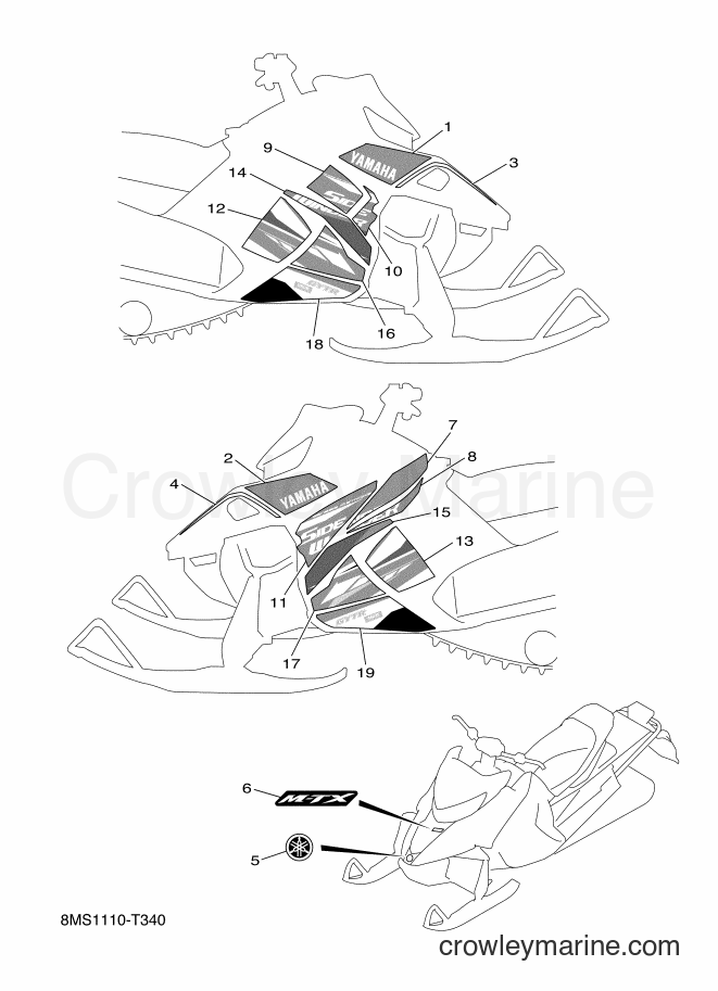 2018 Snowmobile SRS10ML53 - SRS10ML53 (8MS2) [010] - GRAPHIC & EMBLEM