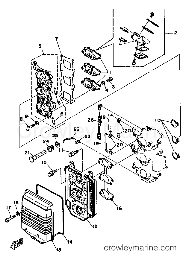 Yamaha Motors 30LF - INTAKE