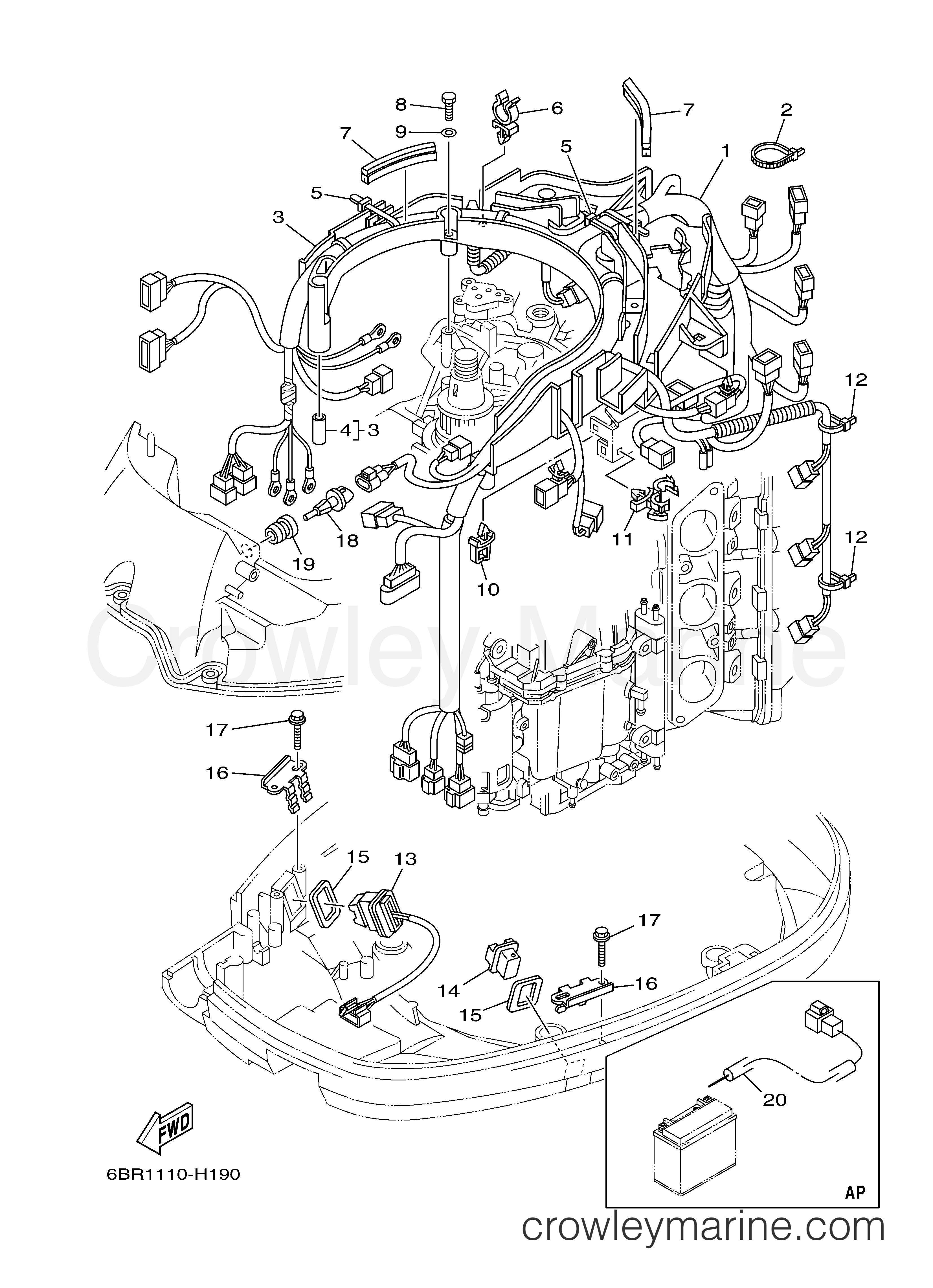 Yamaha Motors F250BTUR - ELECTRICAL 3