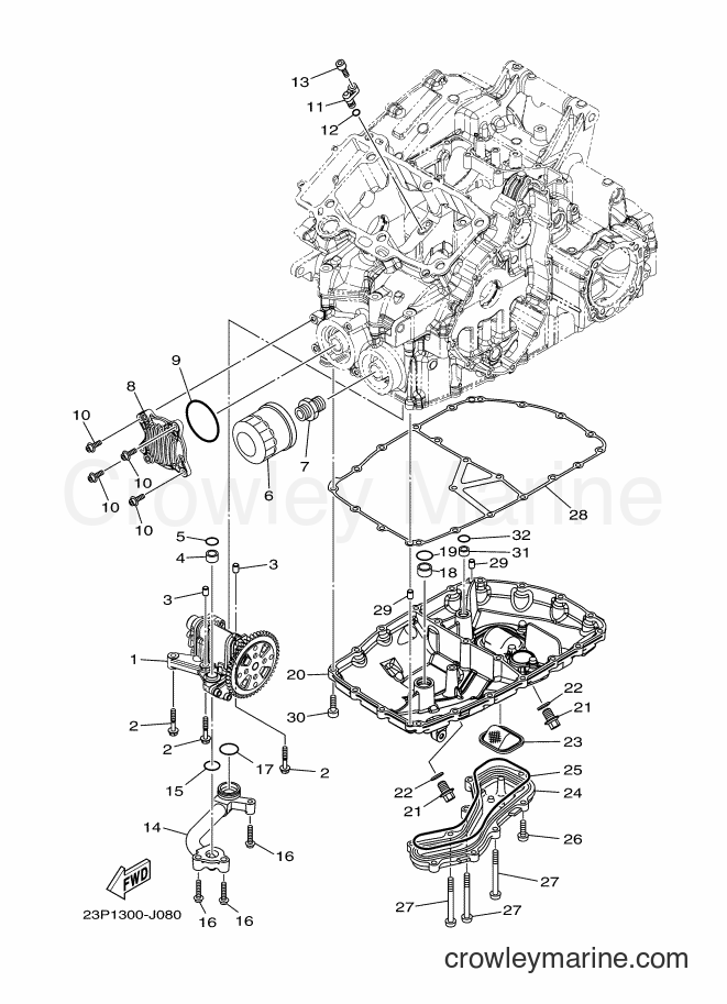 2012 Dirt Bike XT1200Z - XT1200Z (23PB) [050] - OIL PUMP