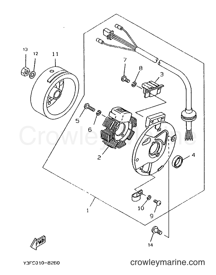 1996 Scooter CW50 - CW50 (4VV5) [999] - GENERATOR