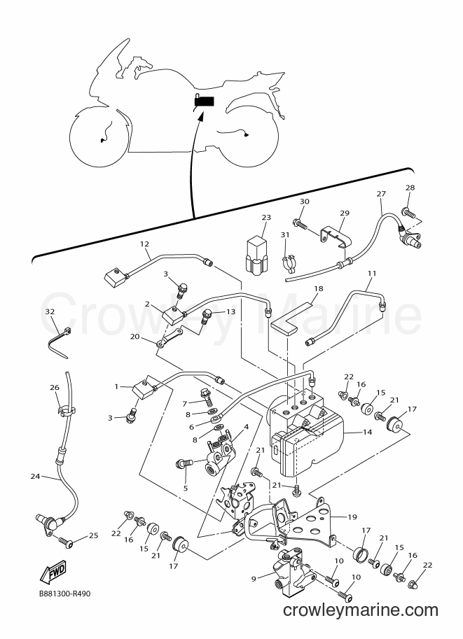 2018 Sport Bike FJR1300A - FJR1300A (B88H) [010] - ELECTRICAL 3