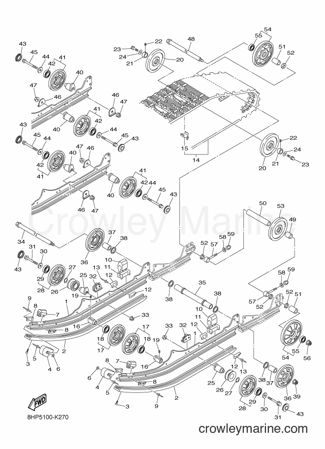 2011 Snowmobile RS10SUV - RS10SUV (8HP6) [010] - TRACK SUSPENSION 1