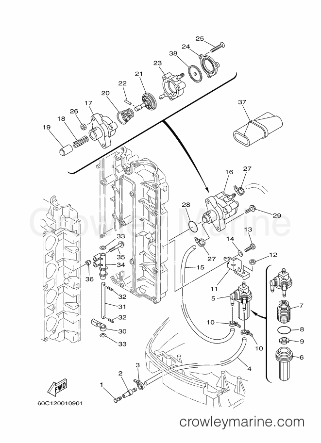 Yamaha Motors F100B (60C8) [060] - COMBUSTIBLE