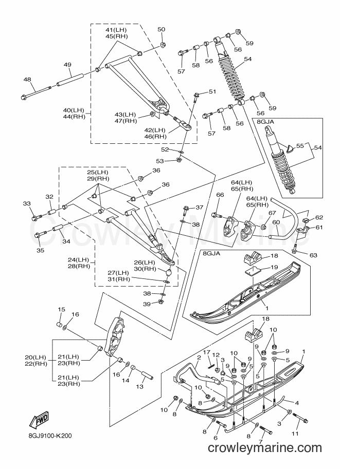 2011 Snowmobile RPZ50VT - RPZ50VT (8GJA) [010] - SKI