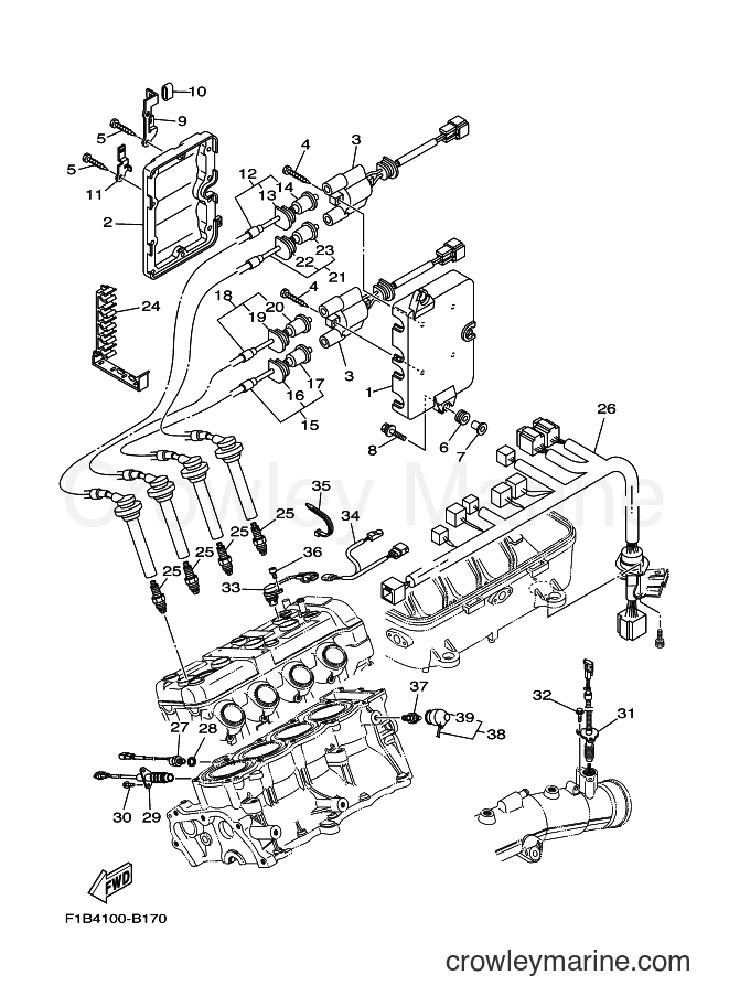 Yamaha Motors FX1000A-B (F1B7) [030] - ELECTRICAL 2