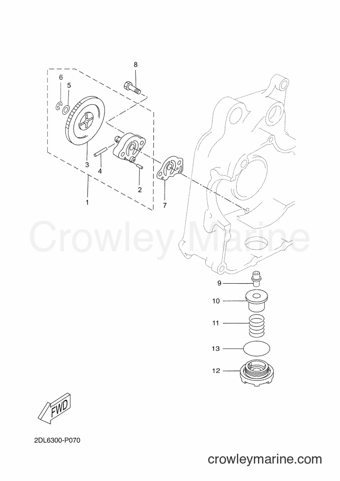 2016 Scooter YP250RA - YP250RA (2DLB) [060] - OIL PUMP