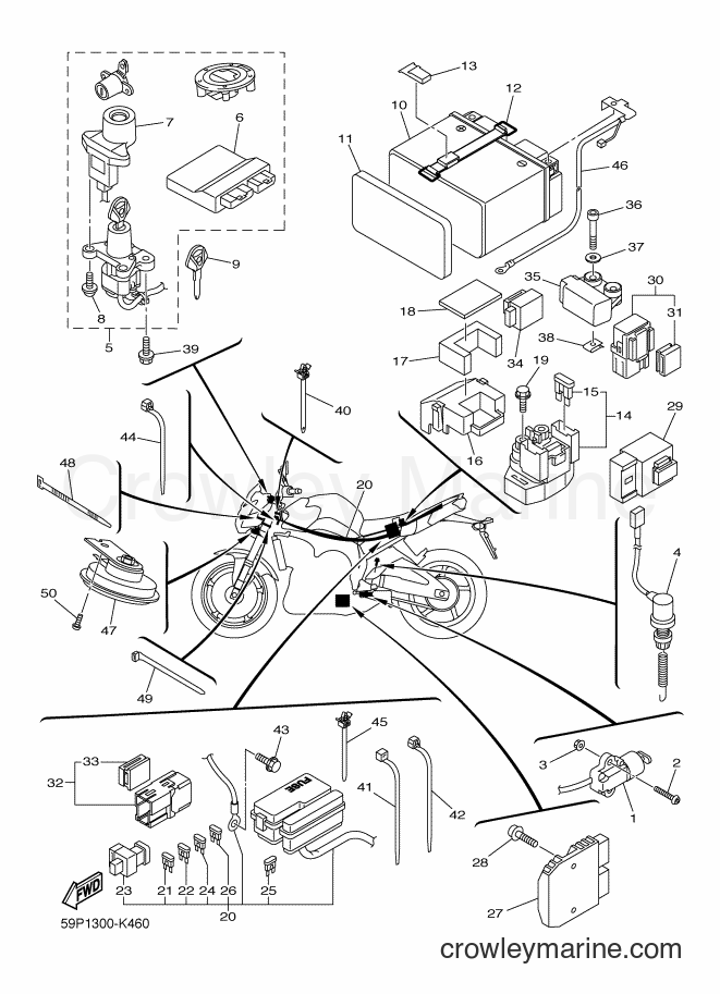 2012 Street Bike FZ8-NA - FZ8-NA (59P2) [010] - ELECTRICAL 2