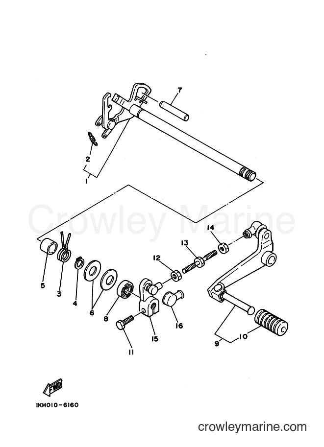 2005 Dirt Bike XT225 - XT225 (5RKB) [010] - SHIFTER