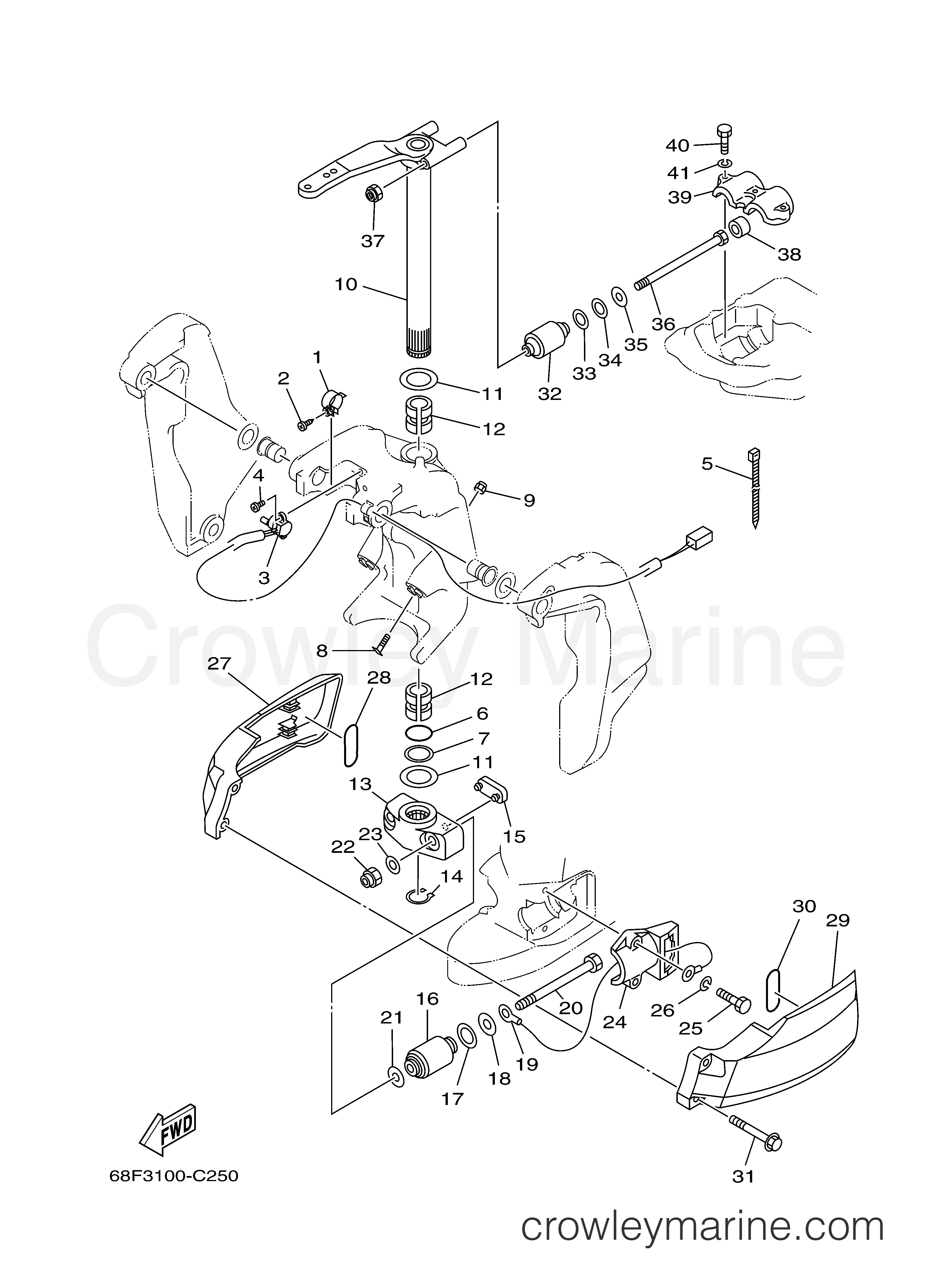 Yamaha Motors VZ150TLRC - BRACKET 2